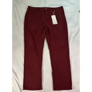 NWT Risen Jeans Straight‎ Leg Blue Size 2XL High Rise “sweet Child Of Wine”